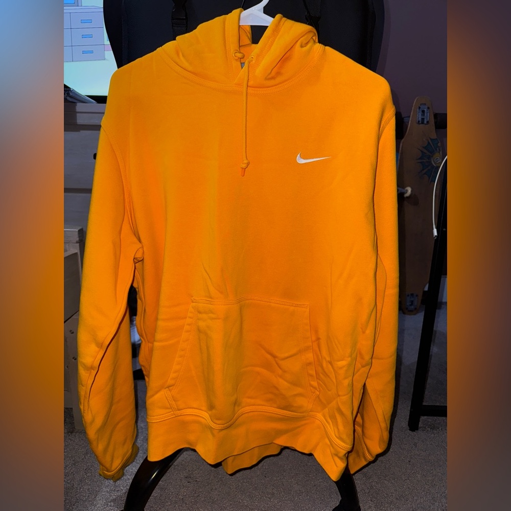 Yellow Nike hoodie